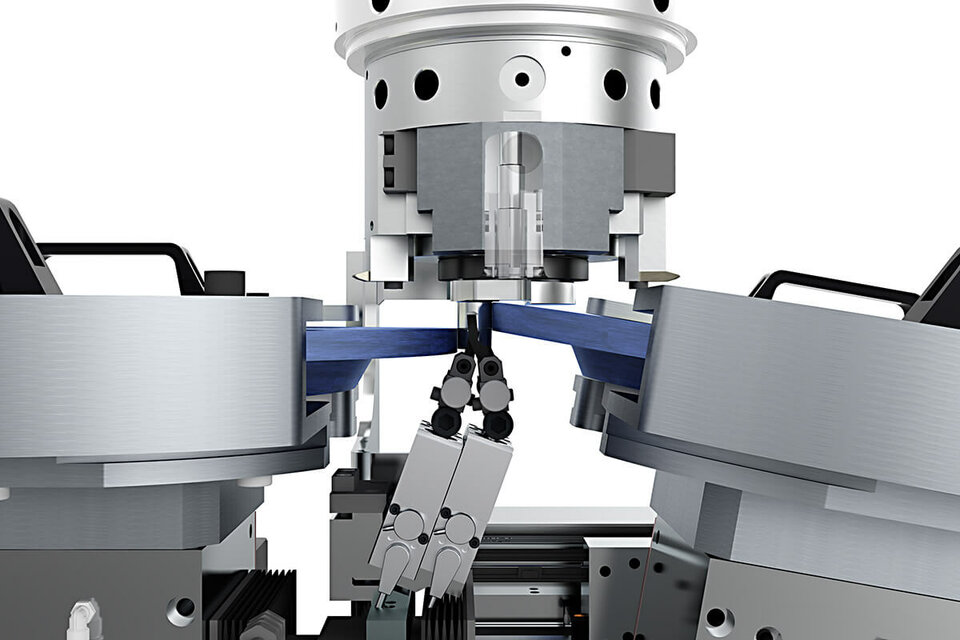 Tightest tolerances in shortest time due to simultaneous machining